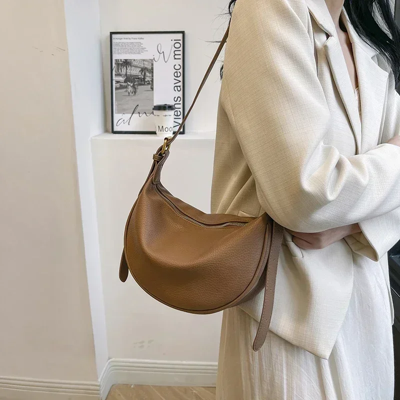 Fashion Solid PU Hobos Shoulde - огляд і ціна Luxury Bags On Sales