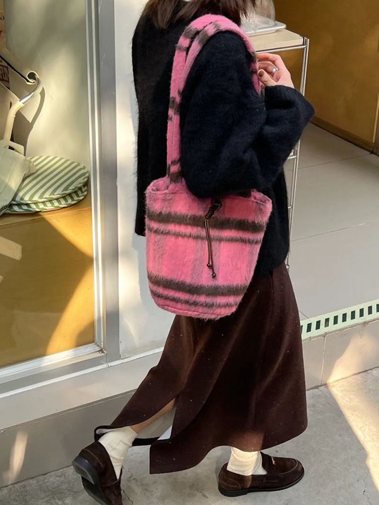 Women Y2k Fluffy Shoulder Bags - огляд і ціна Luxury Bags Cute