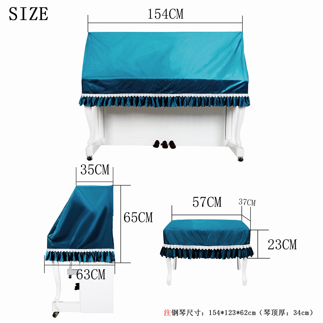 Piano Dust Cover Dutch Velvet  - огляд і ціна Luxury Bags Tote